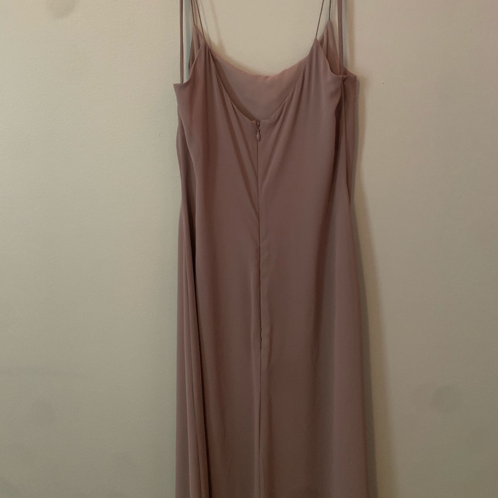 A Beige Silk Gown